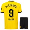 Maillot de Supporter Borussia Dortmund Haller 9 Domicile 2023-24 Pour Enfant